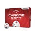 Callaway Chrome Soft TruTrack Blue/Red Golfbälle