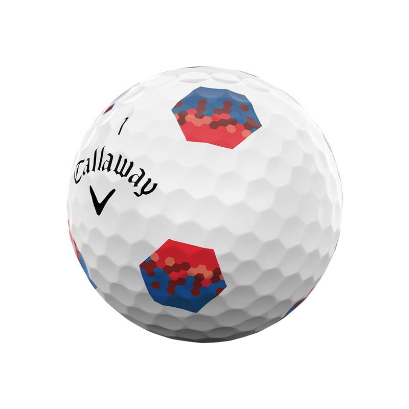 Callaway Chrome Soft TruTrack Blue/Red Golfbälle