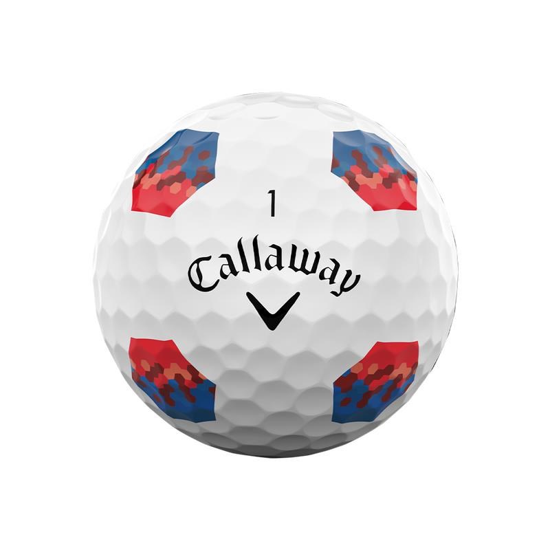 Callaway Chrome Soft TruTrack Blue/Red Golfbälle