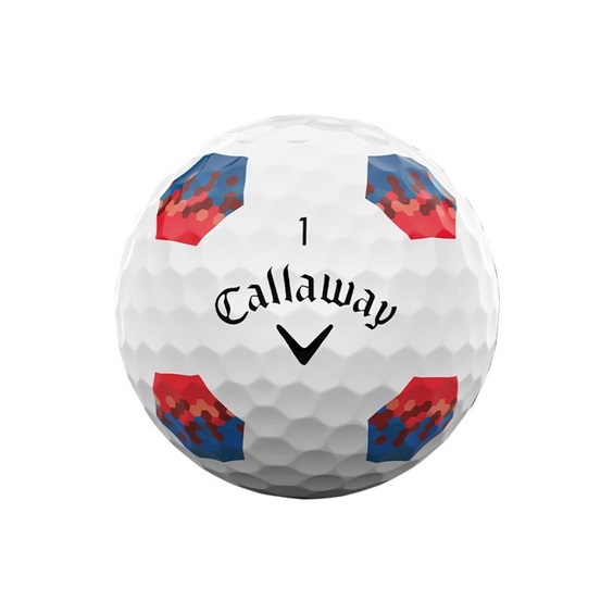 Callaway Chrome Soft TruTrack Blue/Red Golfbälle