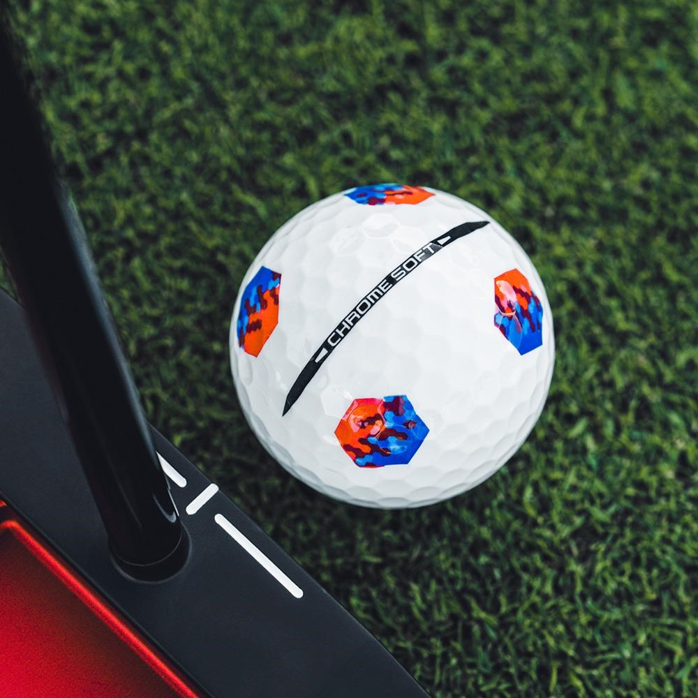 Callaway Chrome Soft TruTrack Blue/Red Golfbälle