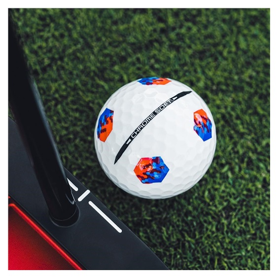 Callaway Chrome Soft TruTrack Blue/Red Golfbälle