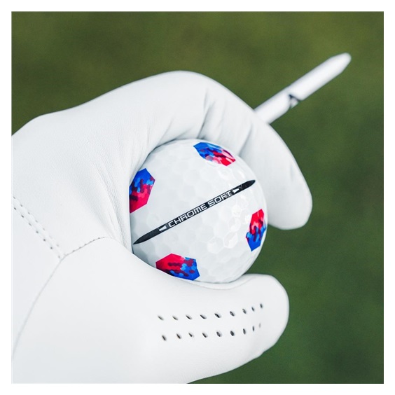 Callaway Chrome Soft TruTrack Blue/Red Golfbälle