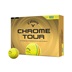 Callaway Chrome Tour Triple Track Golfbälle, gelb
