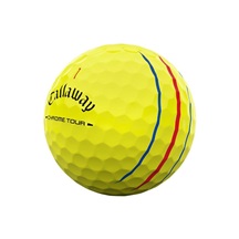 Callaway Chrome Tour Triple Track Golfbälle, gelb