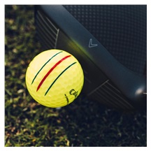 Callaway Chrome Tour Triple Track Golfbälle, gelb