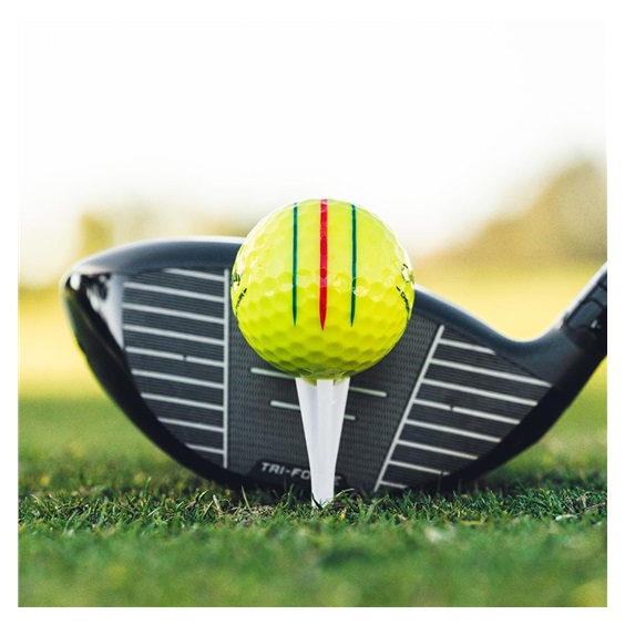 Callaway Chrome Tour Triple Track Golfbälle, gelb