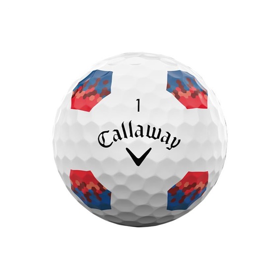 Callaway Chrome Tour TruTrack Blue/Red Golfbälle
