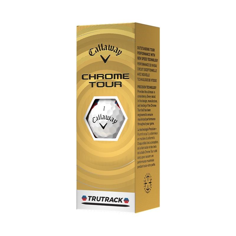 Callaway Chrome Tour TruTrack Blue/Red Golfbälle