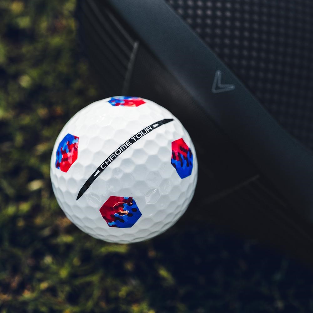 Callaway Chrome Tour TruTrack Blue/Red Golfbälle