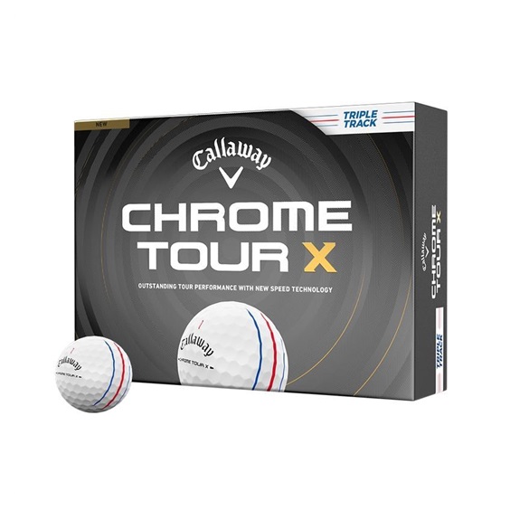 Callaway Chrome Tour X Triple Track Golfbälle