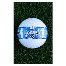 LIMITED - Callaway Supersoft Golfbälle, DISTRESSED BLUE STRIPE