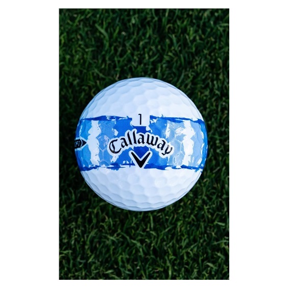 LIMITED - Callaway Supersoft Golfbälle, DISTRESSED BLUE STRIPE