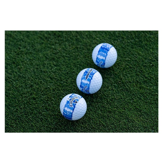 LIMITED - Callaway Supersoft Golfbälle, DISTRESSED BLUE STRIPE