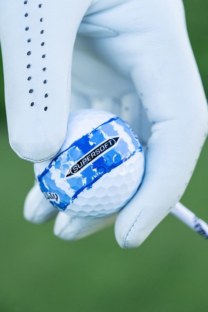 LIMITED - Callaway Supersoft Golfbälle, DISTRESSED BLUE STRIPE