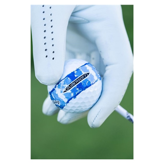 LIMITED - Callaway Supersoft Golfbälle, DISTRESSED BLUE STRIPE