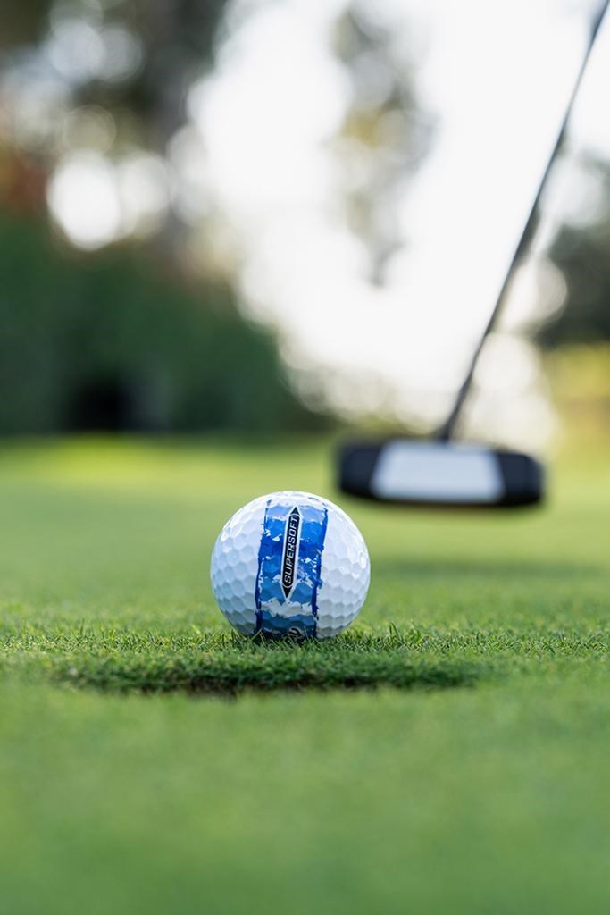 LIMITED - Callaway Supersoft Golfbälle, DISTRESSED BLUE STRIPE