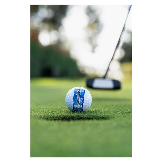 LIMITED - Callaway Supersoft Golfbälle, DISTRESSED BLUE STRIPE