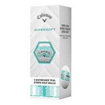 LIMITED - Callaway Supersoft Golfbälle, DISTRESSED TEAL STRIPE