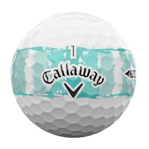 LIMITED - Callaway Supersoft Golfbälle, DISTRESSED TEAL STRIPE