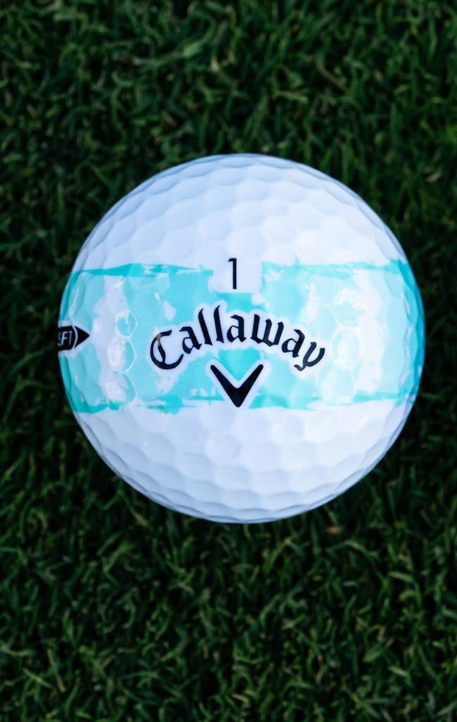 LIMITED - Callaway Supersoft Golfbälle, DISTRESSED TEAL STRIPE