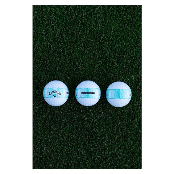 LIMITED - Callaway Supersoft Golfbälle, DISTRESSED TEAL STRIPE