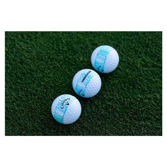 LIMITED - Callaway Supersoft Golfbälle, DISTRESSED TEAL STRIPE