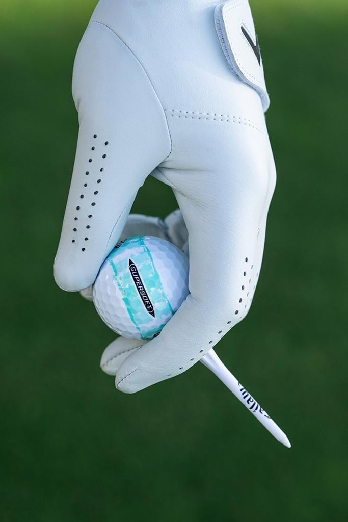 LIMITED - Callaway Supersoft Golfbälle, DISTRESSED TEAL STRIPE