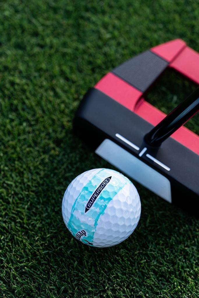 LIMITED - Callaway Supersoft Golfbälle, DISTRESSED TEAL STRIPE