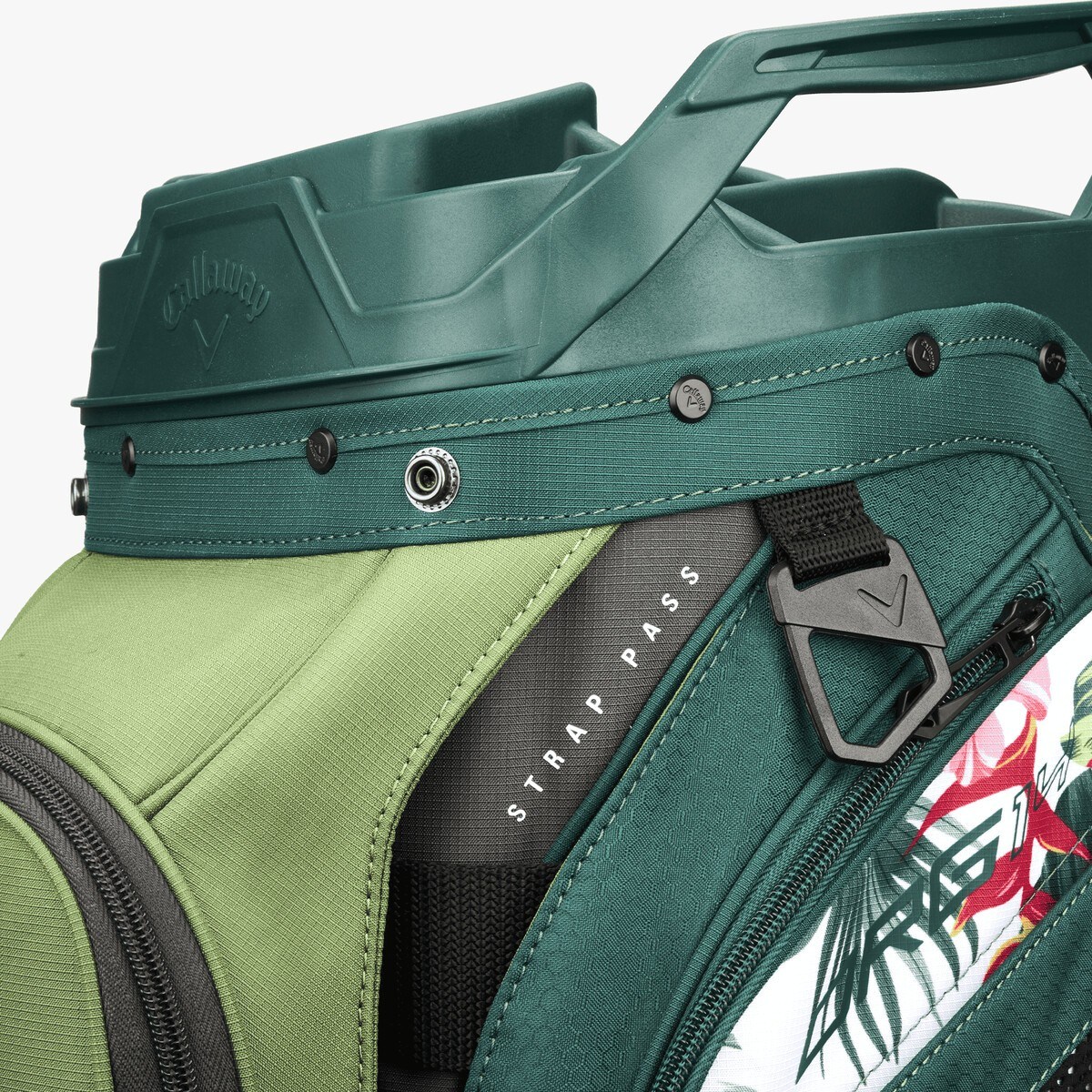 Callaway ORG 14 HD Cartbag, graphite/green topics/desert camo