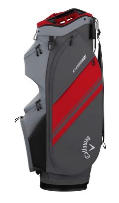 Callaway Chase 14 Cartbag, steel grau/rot