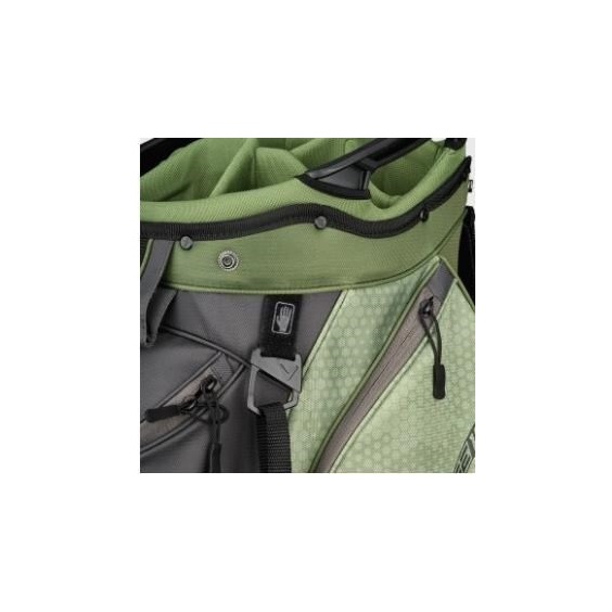 Callaway Chase 14 Cartbag, steel grau/rot