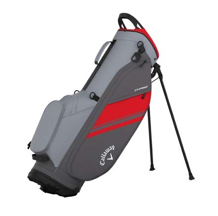 Callaway Chase Standbag, steel grau/rot