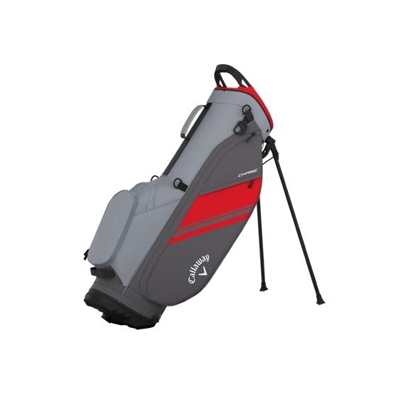 Callaway Chase Standbag, steel grau/rot