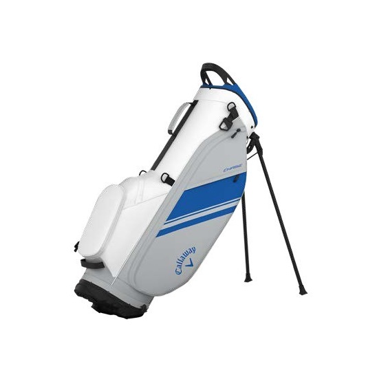Callaway Chase Standbag, weiss/silber/royal