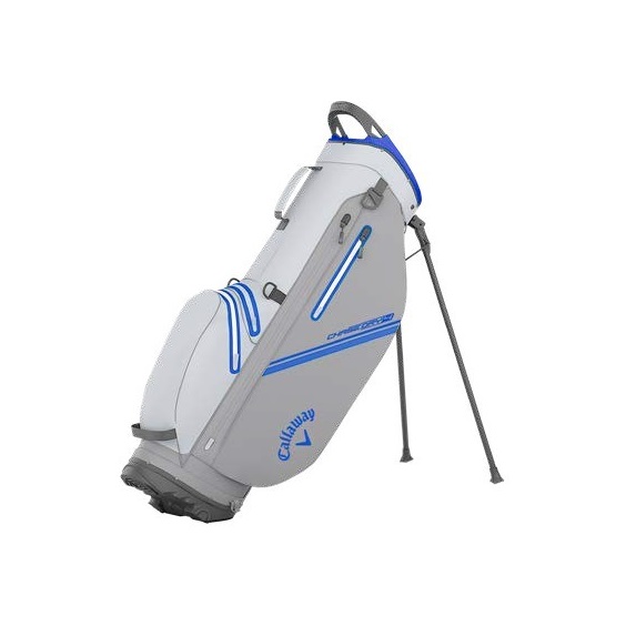 Callaway Chase Dry Stand bag, weiss/silber/royal