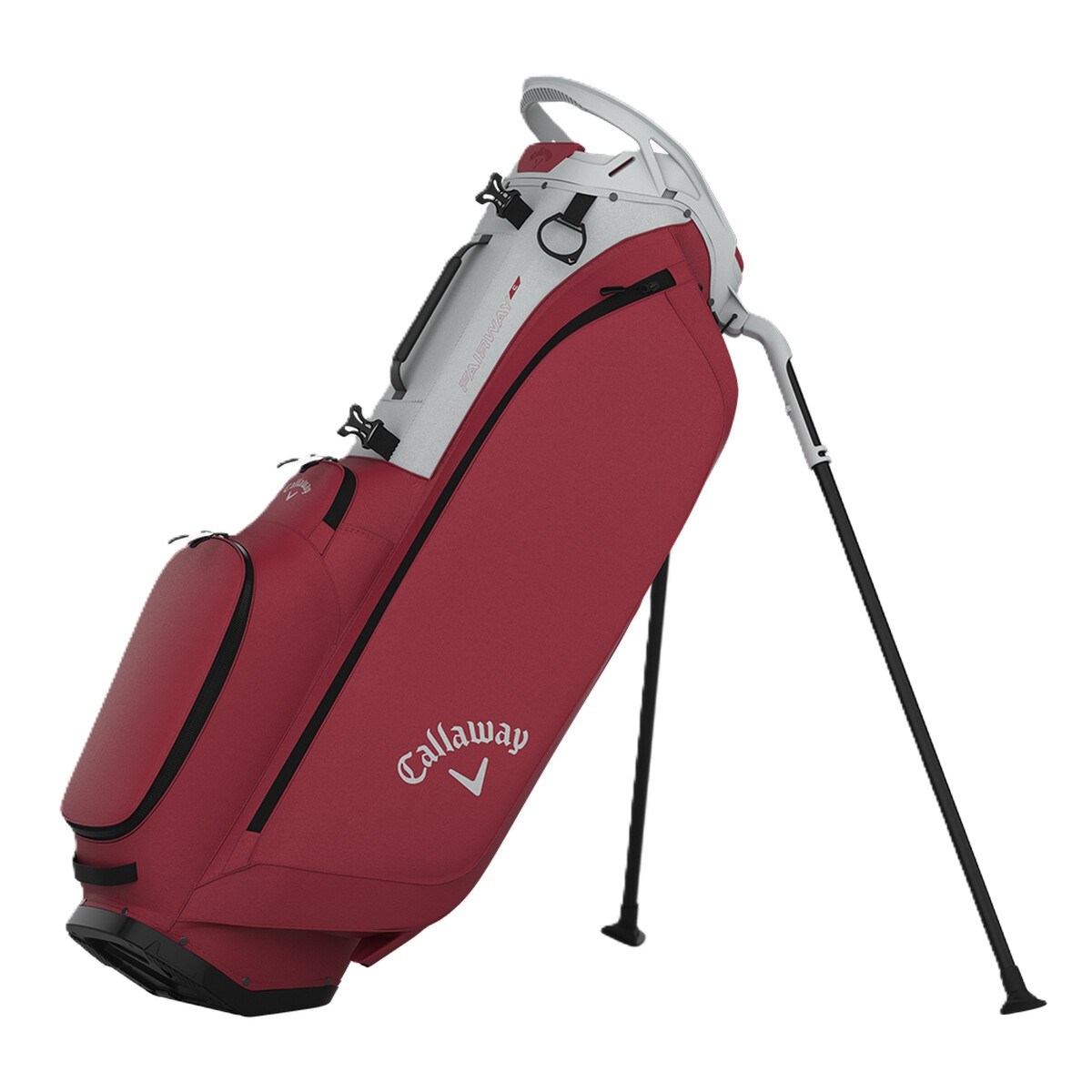 Callaway Fairway C Standbag, silber/cardinal