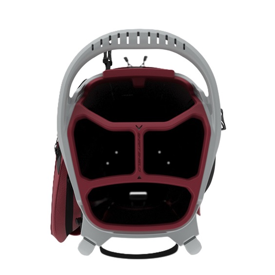 Callaway Fairway C Standbag, silber/cardinal