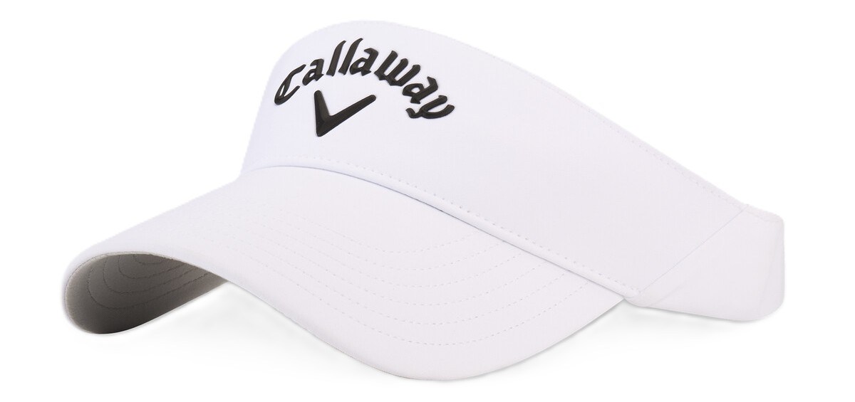 Callaway Liquid Metal Herren Visor, weiss/schwarz