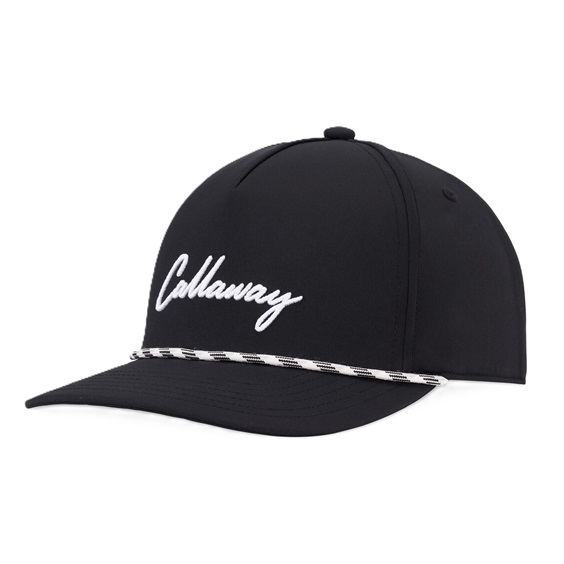 Callaway Birdie Putt Rope Herren Cap, schwarz