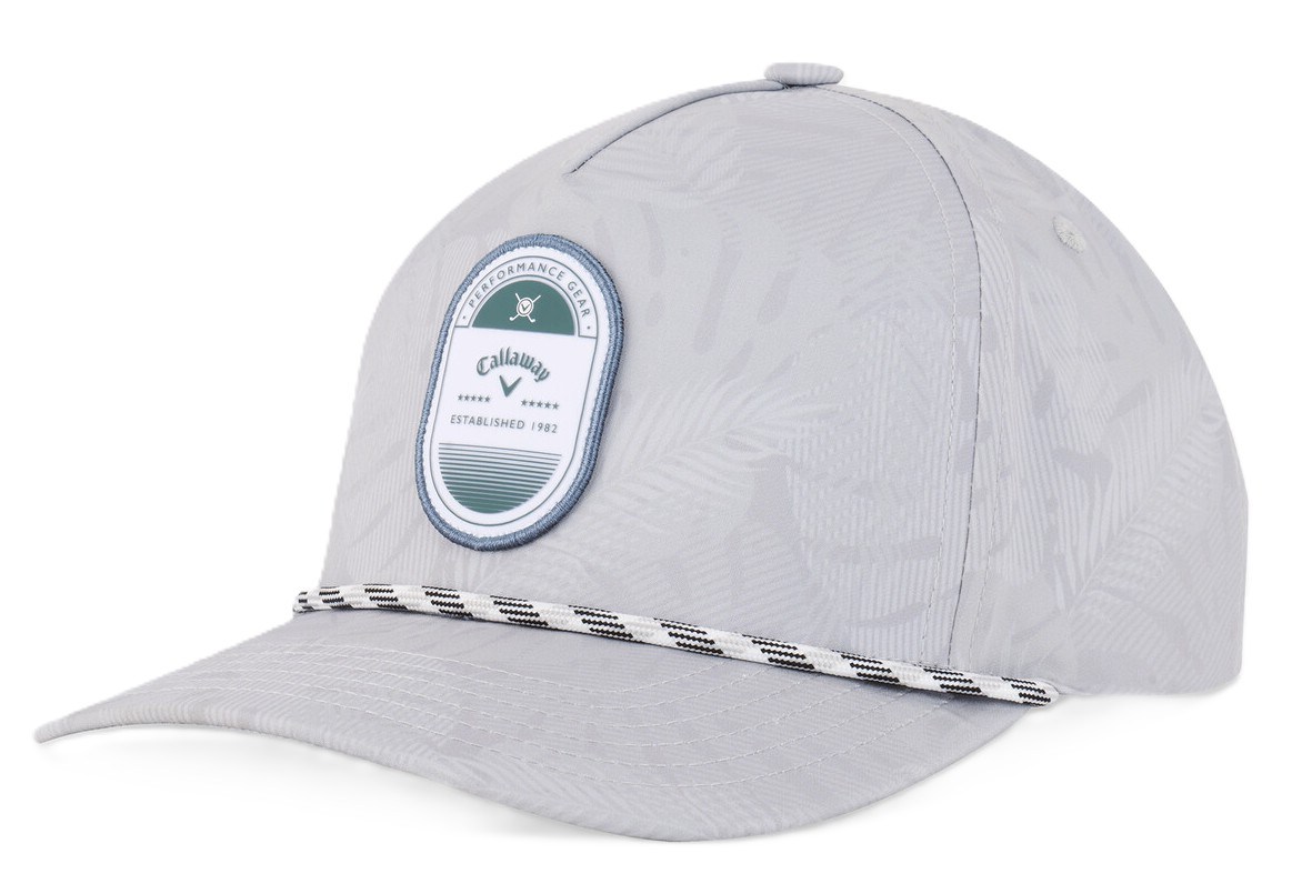 Callaway Birdie Brigade Herren Cap, grey palm/breeeze