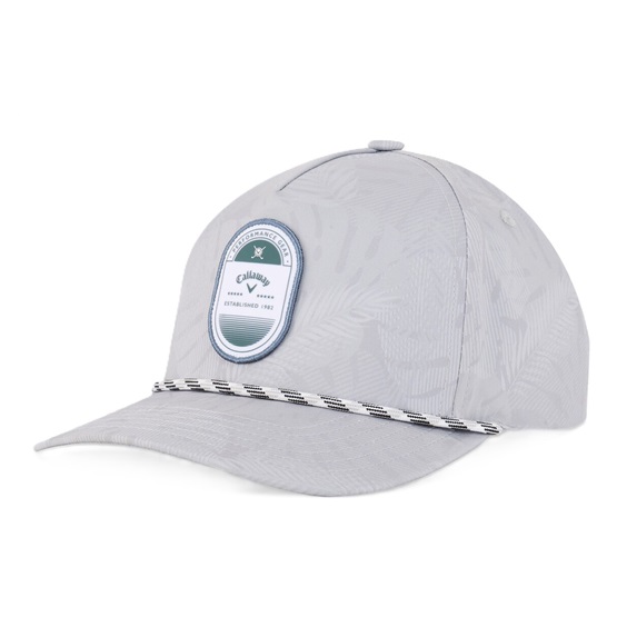 Callaway Birdie Brigade Herren Cap, grey palm/breeeze