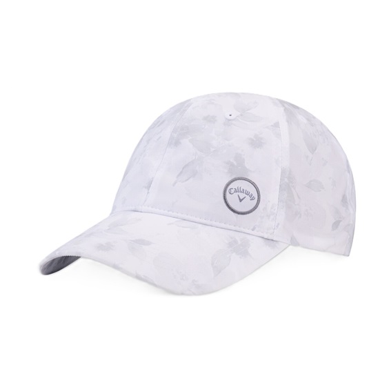 Callaway Hightail Damen Cap, weiss/Aquarell-Blumenprint