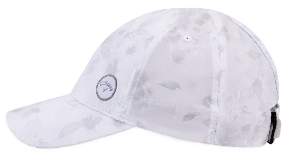 Callaway Hightail Damen Cap, weiss/Aquarell-Blumenprint