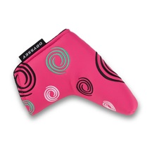 Odyssey Tour Swirl Blade Putter Headcover, rosa