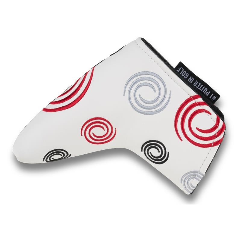 Odyssey Tour Swirl Blade Putter Headcover, weiss