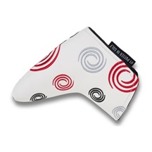 Odyssey Tour Swirl Blade Putter Headcover, weiss