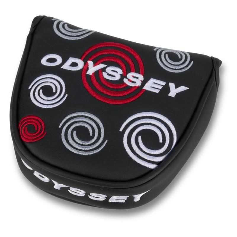 Odyssey Swirl Mallet putter Headcover, schwarz