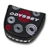 Odyssey Swirl Mallet putter Headcover, schwarz