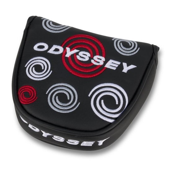 Odyssey Swirl Mallet putter Headcover, schwarz